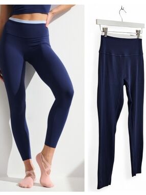 Abercrombie YPB studioFLEX Navy High Rise Leggings NWT S Activewear